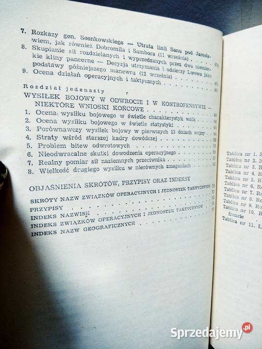 Kampania wrześniowa historia antykwariat szkolny Warszawa