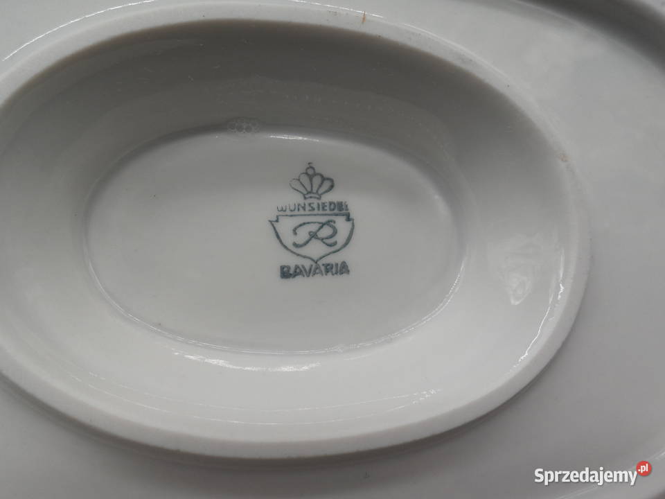 Sosjerka Wunsiedel Bavaria Porcelana i szkło