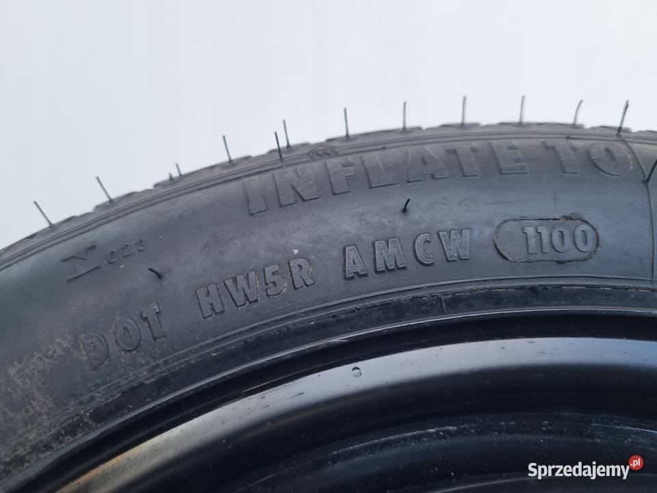 KOŁO ZAPASOWE DOJAZDOWE 11570 R15 Volvo S70 V70 Rudka