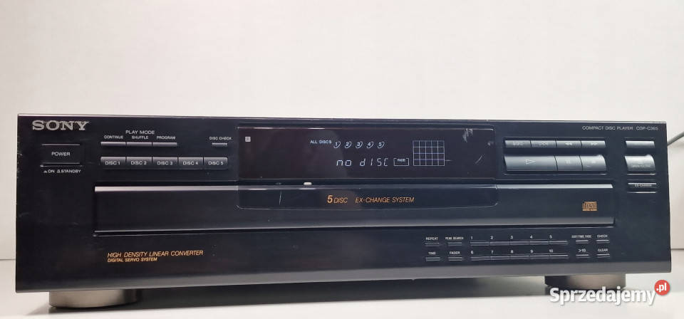 SONY odtwarzacz CD player CDP C 365 CDPC365 Międzychód