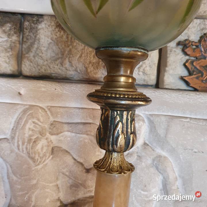 Sprawna masywnakamienna lampa naftowawys 90 dolnośląskie Wrocław