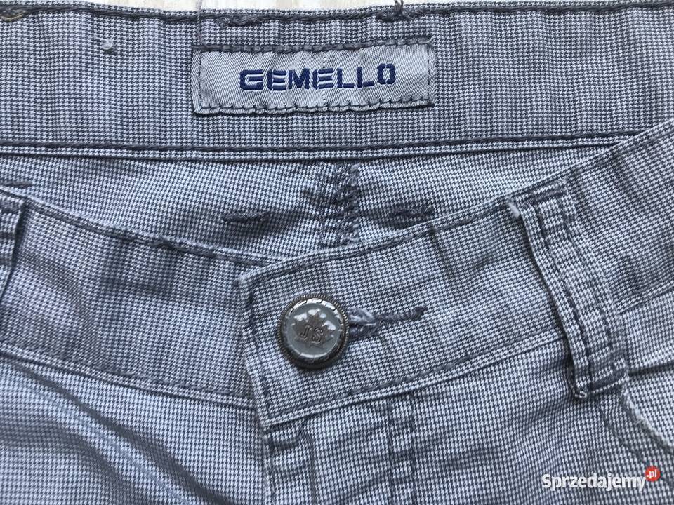 Spodnie marki Gemello 33 niebieski Odzież i bielizna męska Łódź