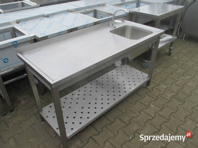 Zlew Gastronomiczny 1 Komorowy Z Półką 1506085 sprzedam