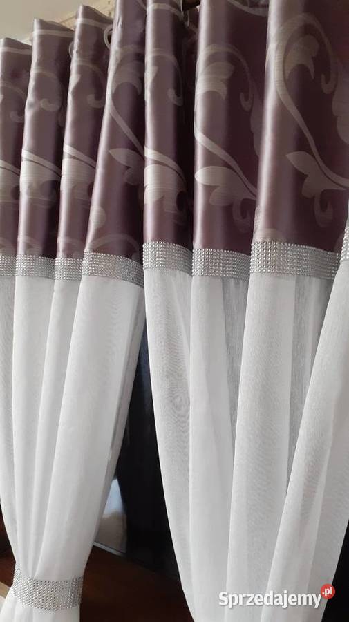 Zasłony z firanami na przelotkach Mława