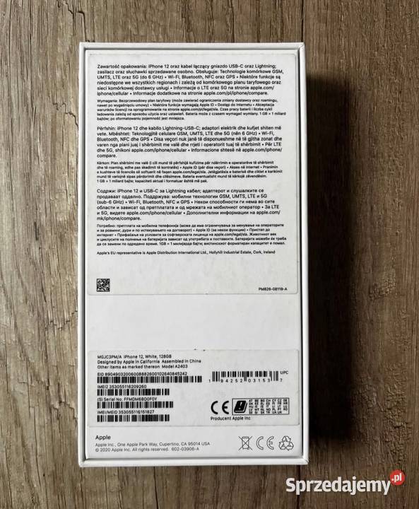 Iphone 12 128GB stan 85 kondycja baterii kujawsko-pomorskie Włocławek