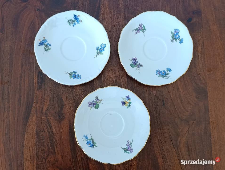 Tirschenreuth postawka spodek porcelana mokka 3 Gdańsk