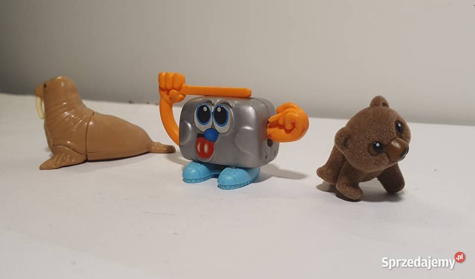 Zabawki figurki z bajek mors miś toster delfin Bydgoszcz
