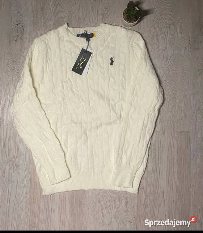 Sweter Polo Ralph Lauren biały Limanowa sprzedam
