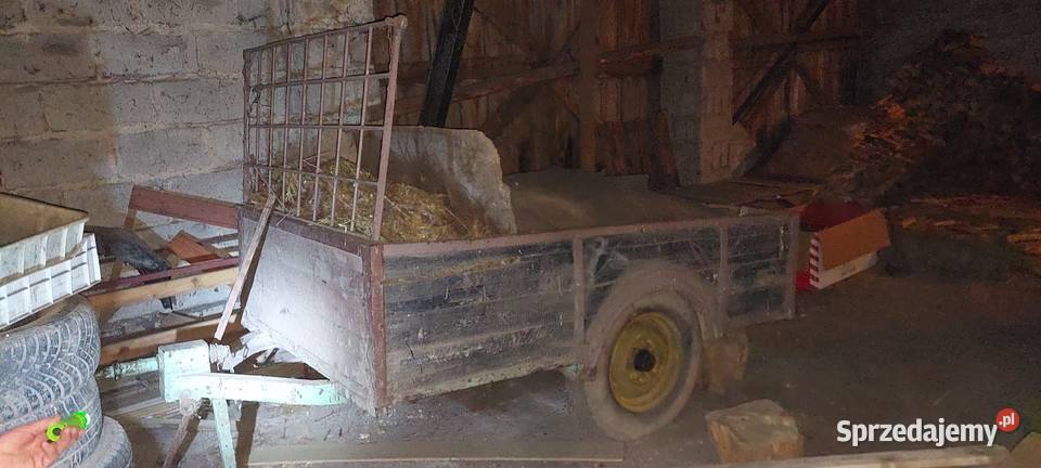 Przyczepka rolnicza dwukółka stan Okazyjna