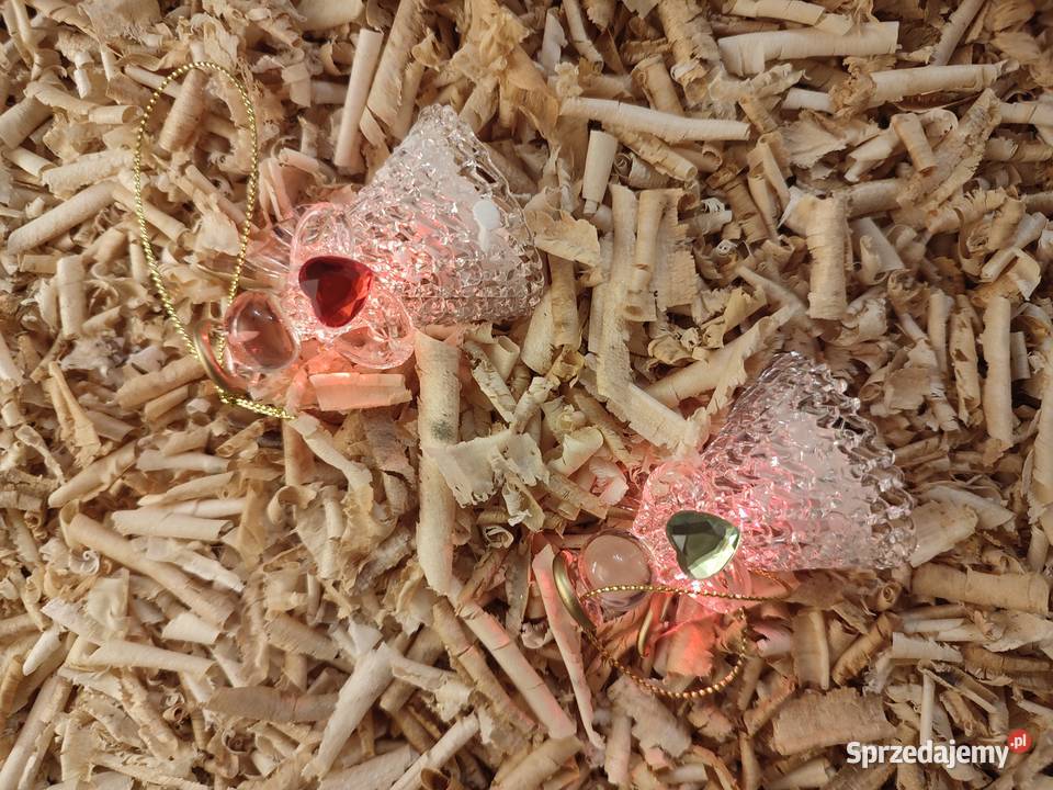 Aniołki świecące zmnieniające kolor ozdoby śląskie Częstochowa