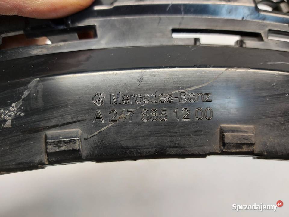 Mercedes EQA 250 W243 ŚLIZG ZDERZAKA PRAWY TYŁ