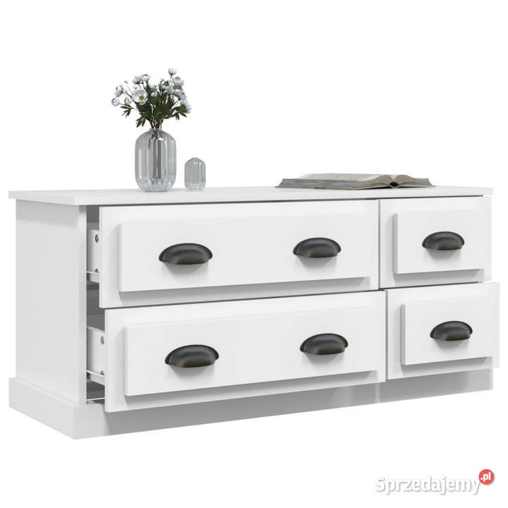 Szafka pod TV biała 100x355x45 materiał mazowieckie Warszawa