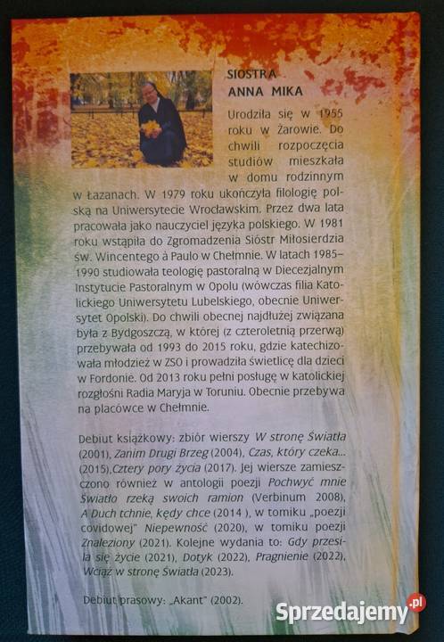 Coraz bliżej światła siostra Anna Mika Książki naukowe i popularnonaukowe Jasiona