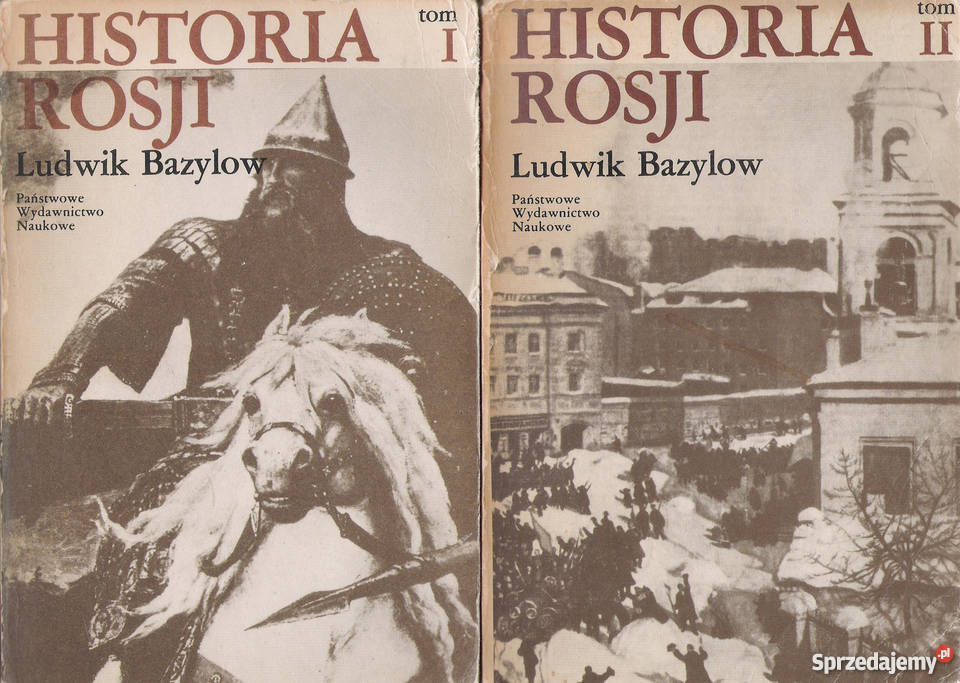Historia Rosji L Bazylow 2 tomy Rok wydania 1983 Puławy sprzedam
