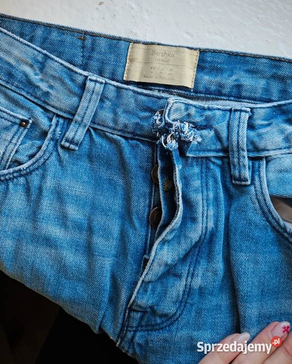 Jeansowe shorty Bershka wielkopolskie Poznań