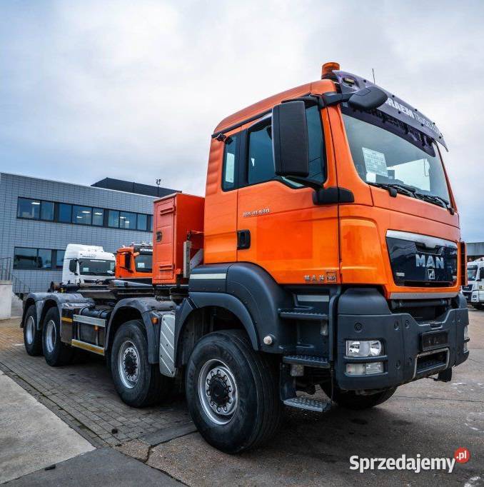 Hakowiec Man 4 osiowy 8x Wywrotka rama diesel Warszawa