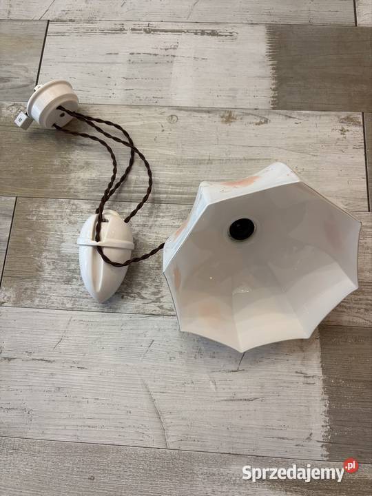 Lampa wisząca kuchenna z przeciwwagą porcelanową