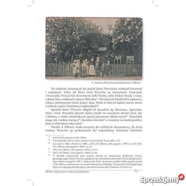 Ks ppłk Józef Wrycza 18841961 Biografia pomorskie Wejherowo sprzedam