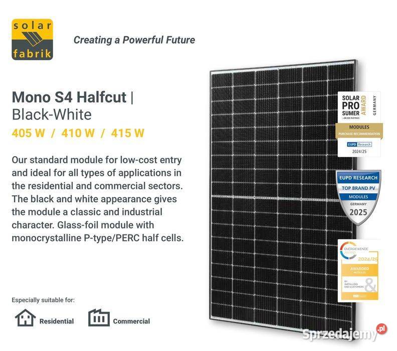 Hit Paleta 36 PANEL PV SOLAR FABRIK 410W czarna