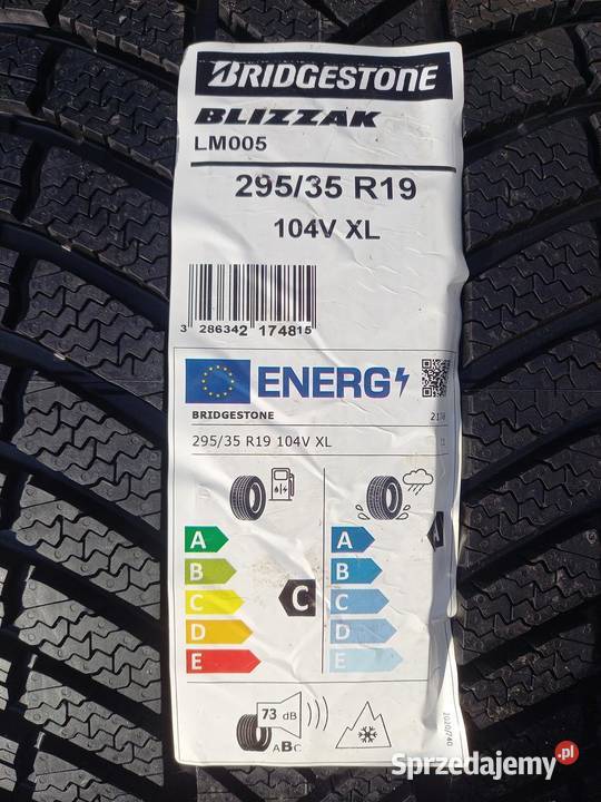 Opona NOWA ZIMOWA 29535R19 BRIDGESTONE BLIZZAK Bridgestone Zaścianki sprzedam