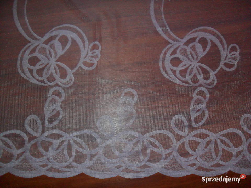 gotowa firana żakardowa wys300 x 180 biały Wystrój okien dolnośląskie Wrocław