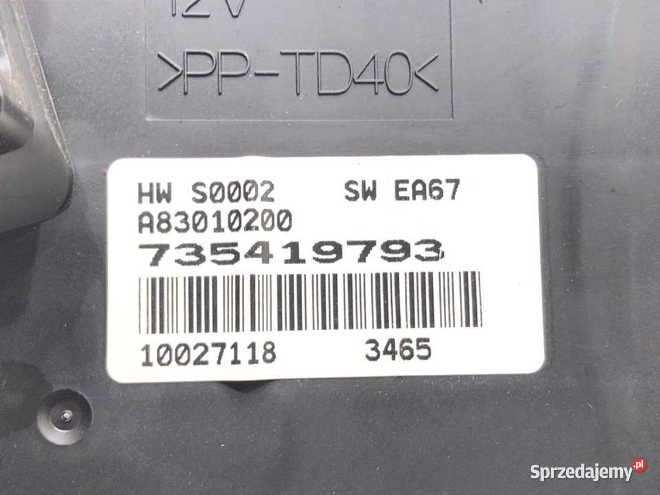 PANEL STEROWANIA NAWIEWU FIAT GRANDE PUNTO