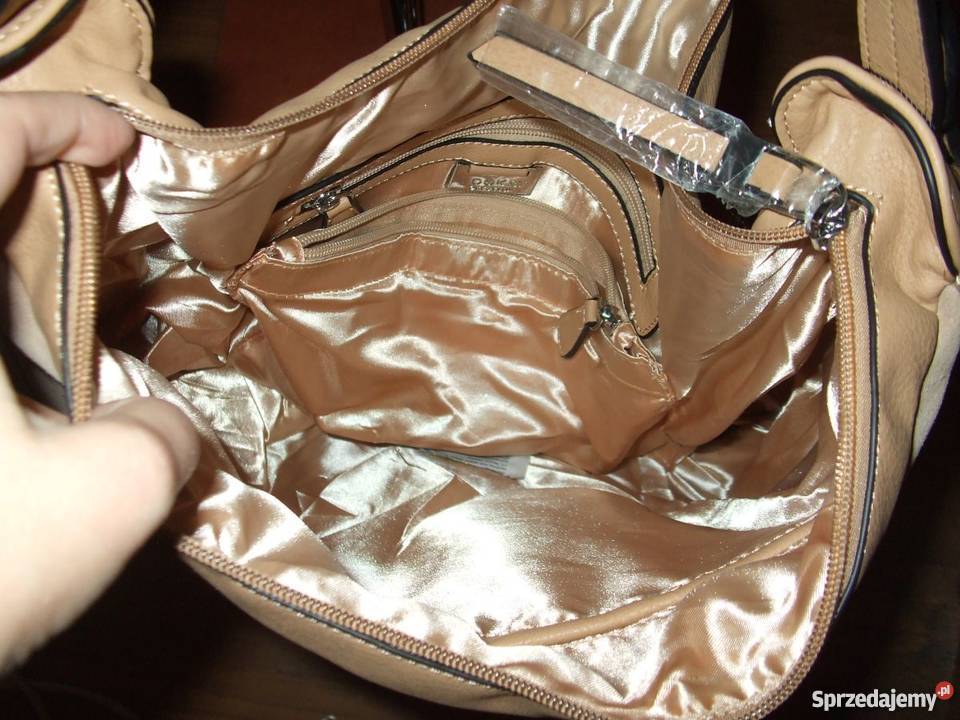 TOREBKA NOWA DUŻA SKÓRA EKO ZAMSZ PREZENT podlaskie Białystok