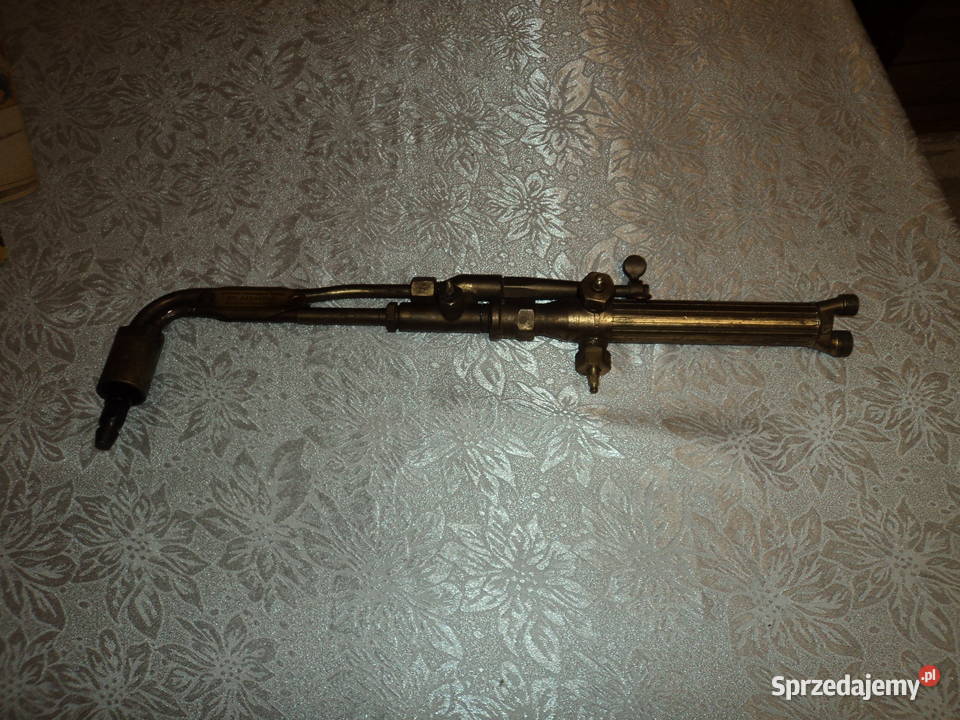 Piękny przedwojenny palnik acetyltlen MESSER Nowy Sącz