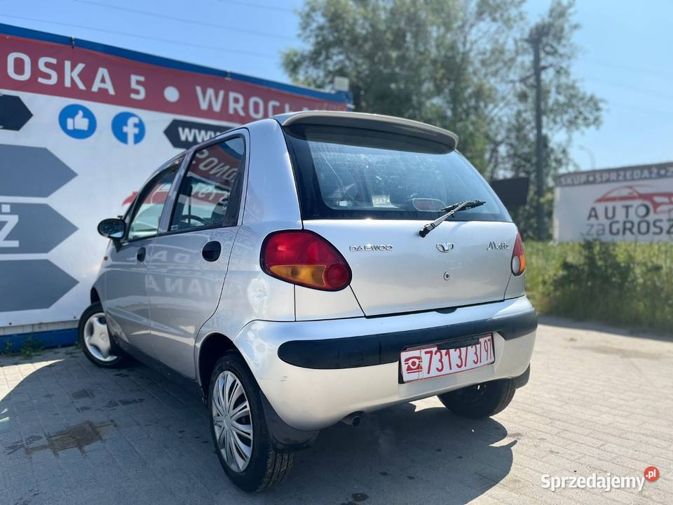 Daewoo Matiz 08 Benzyna Oszczędny Miejski Wrocław sprzedam