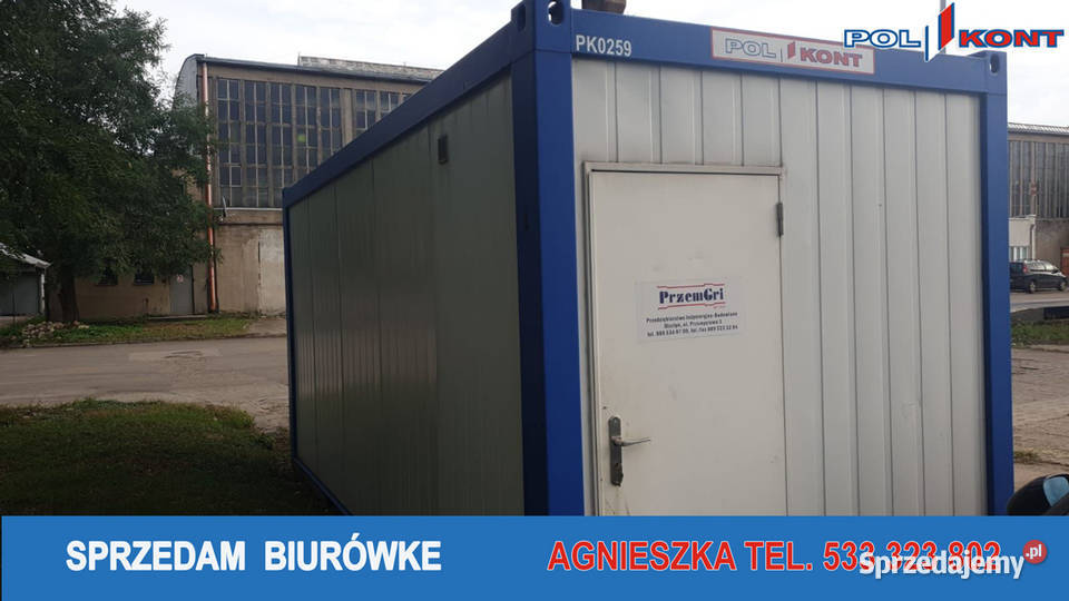 Sprzedam kontener biurowy używany ŁÓDZ Łódź sprzedam