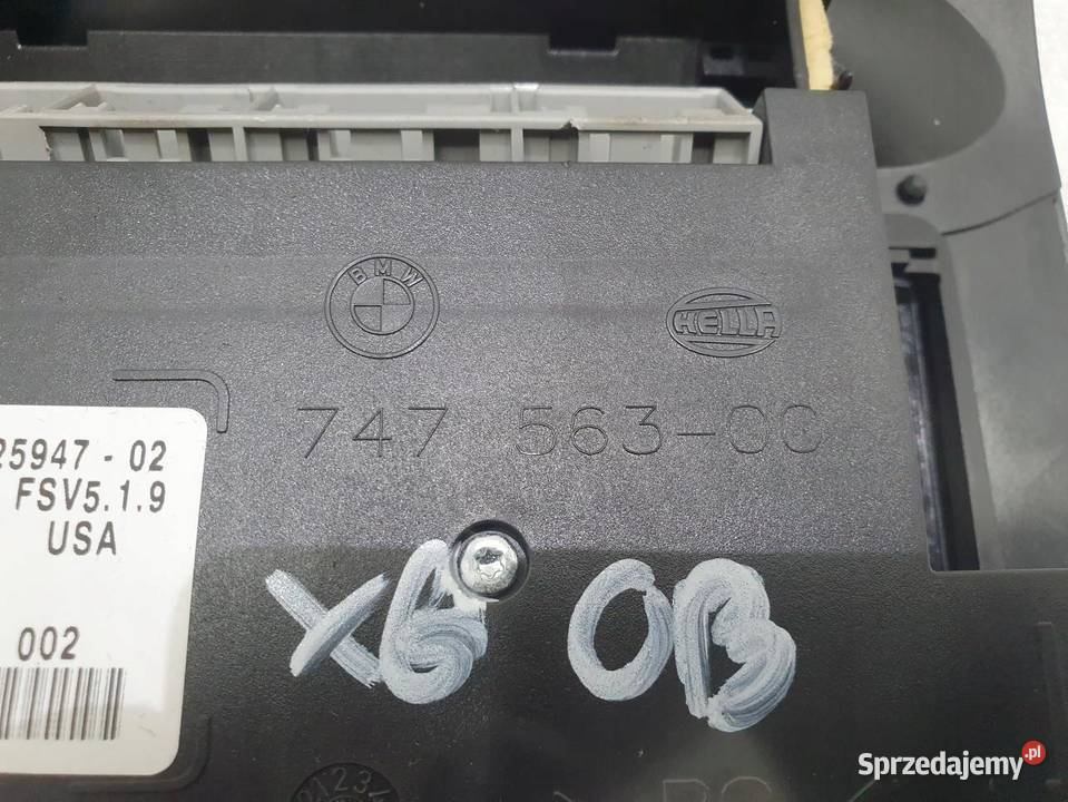 LAMPKA PODSUFITKI PANEL DACHU 9225947 BMW E71 X6 wielkopolskie sprzedam