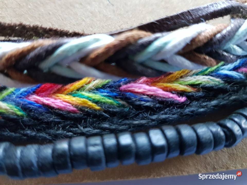 Dedicante skórzane obroże bransoletki na rękę Kielce