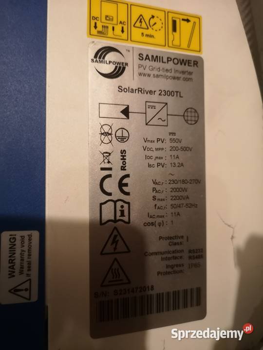 Falownik inwerter samil power solar River 2300tl Falowniki Wyszków