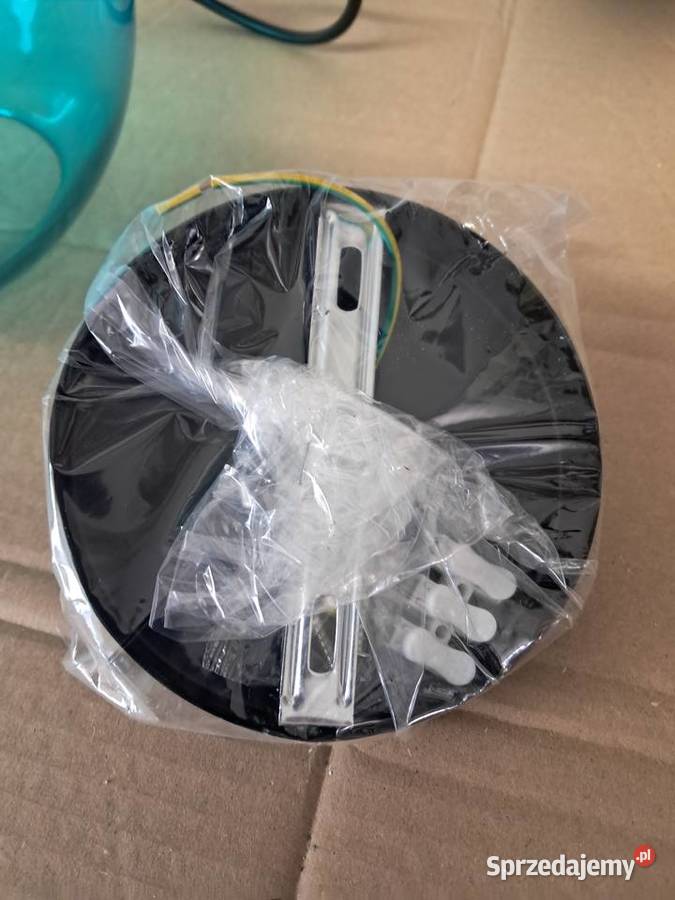 nowa szklana wisząca lampa śr klosza 20 długość świętokrzyskie sprzedam