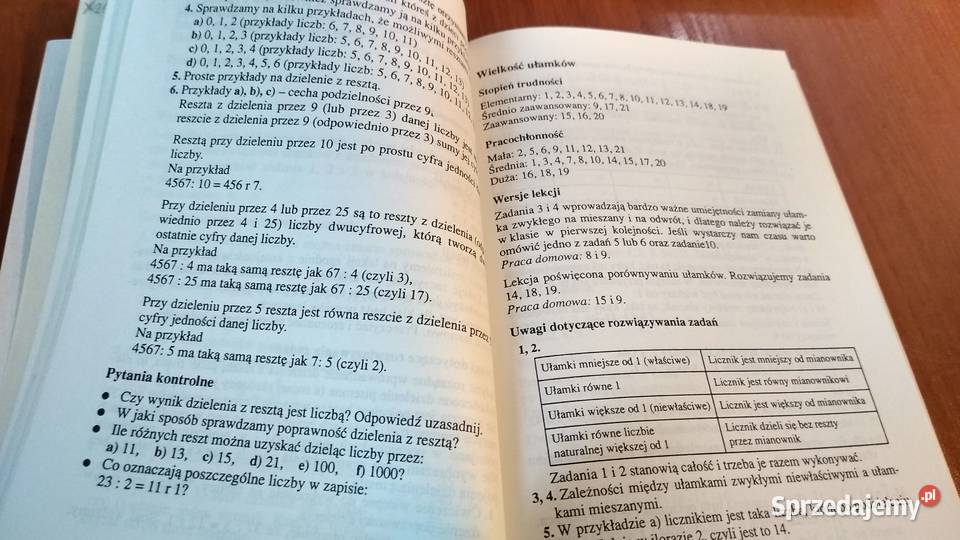 Matematyka 5 klasy piątej Przewodnik metodyczny Gdańsk sprzedam
