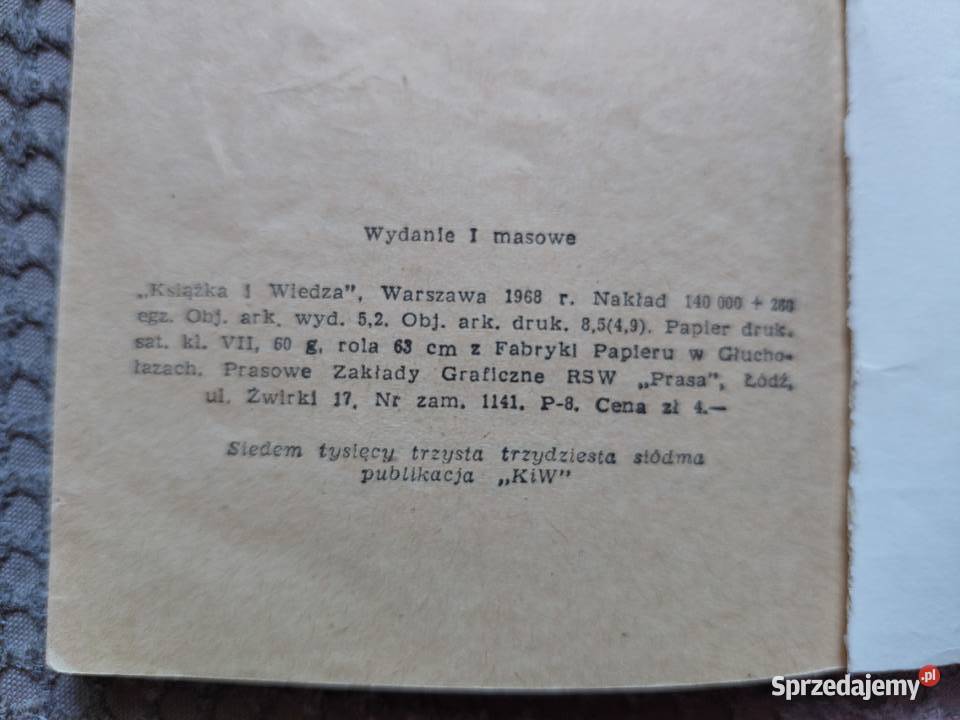 Kryształowa woda Iwan Turgieniew Rok wydania 1968 Kraków sprzedam