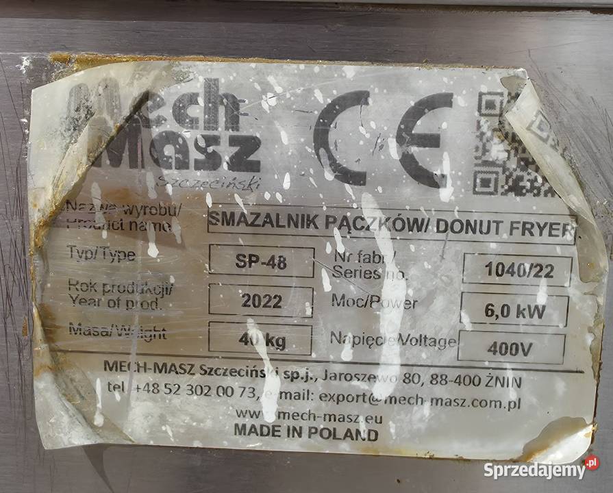Smażalnik do pączków 85268A Gastronomia
