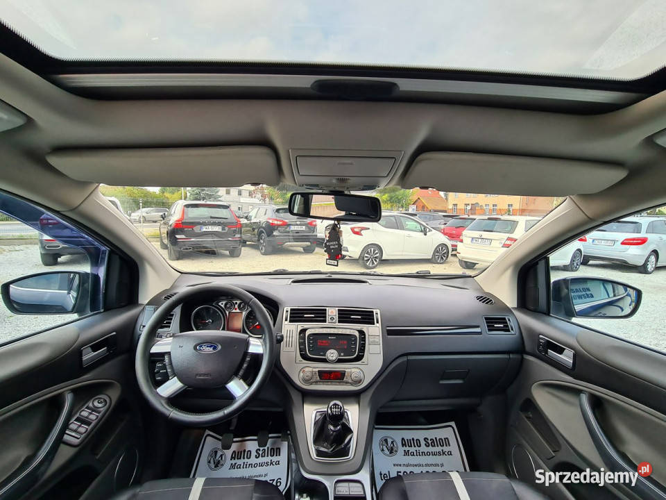 Ford Kuga SzklanyDach 2xPDC Półskóry Led czujnik deszczu wielkopolskie