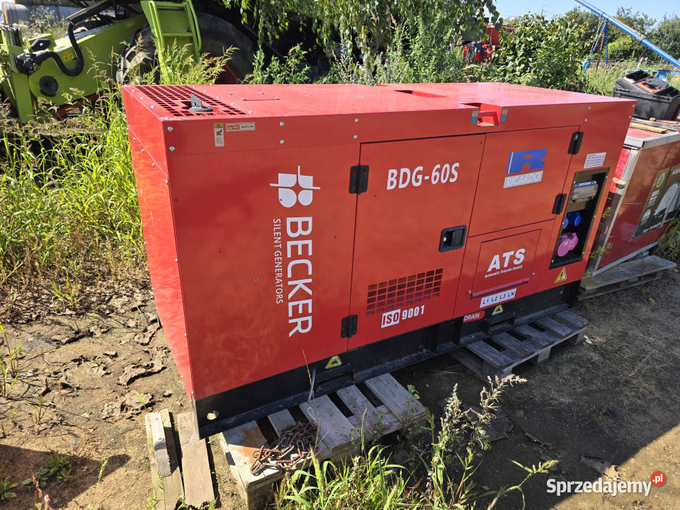Agregat prądotwórczy BECKER BDG60S 50 kW 625 kVA