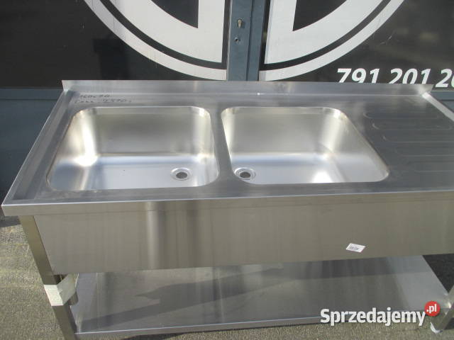 Nowy Zlew Gastronomiczny 2 Komorowy Z Półką wielkopolskie Ostrów Wielkopolski sprzedam