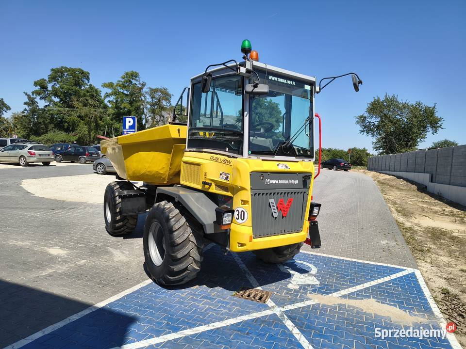 WOZIDŁO BUDOWLANE OBROTOWE 9 TON Z KABINĄ WACKER nie
