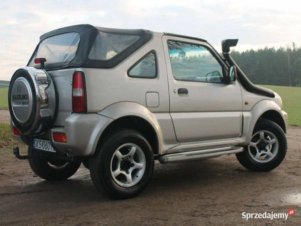 Suzuki Jimny 13 Benzyna 80 4X4 Cabrio NAPĘDY nieuszkodzony Zielenin