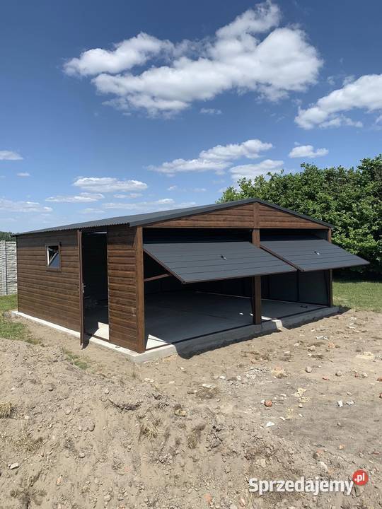 Garaż blaszany 5x6 drewnopodobne różne wymiary Grudziądz