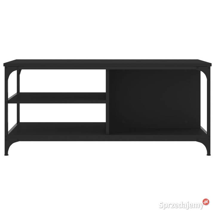 Stolik kawowy czarny 100x50x45 materiał Warszawa