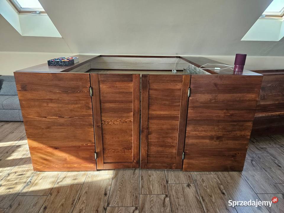 Wyspa serwisu na salę bankietową obudowa baru Pszczyna