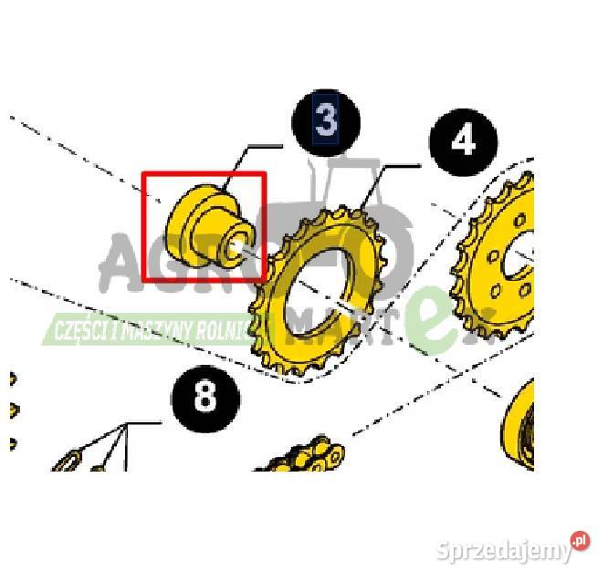 84334260 TULEJA CNH Wichrów
