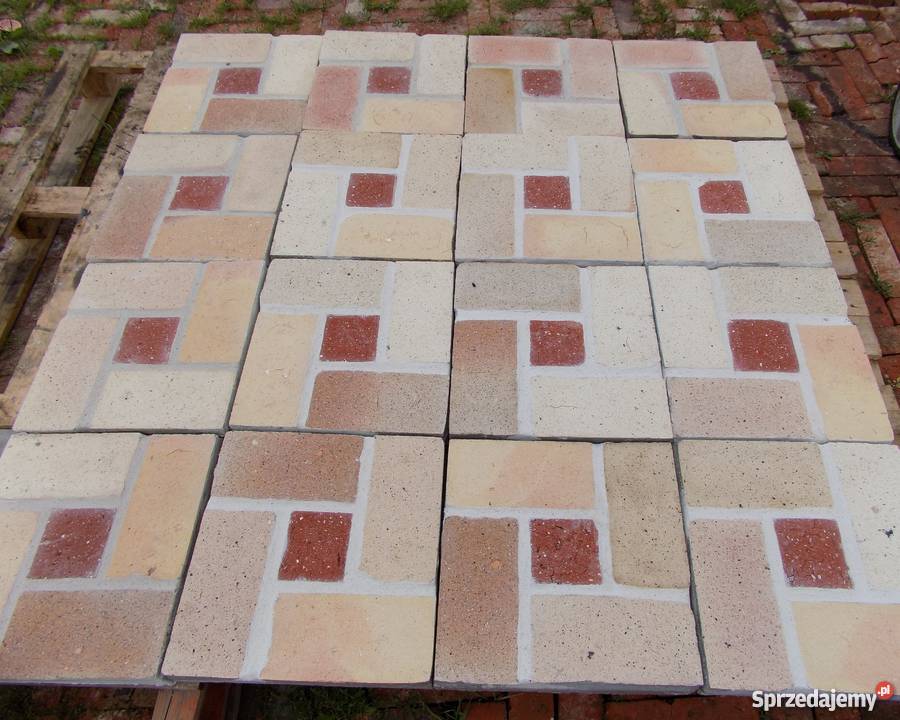 Stara cegła płytki ze starej cegły cięta stara Lubin