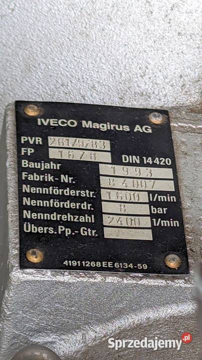 Motopompa Pompa Strażacka Deszczownia 1600lmin Nasielsk sprzedam