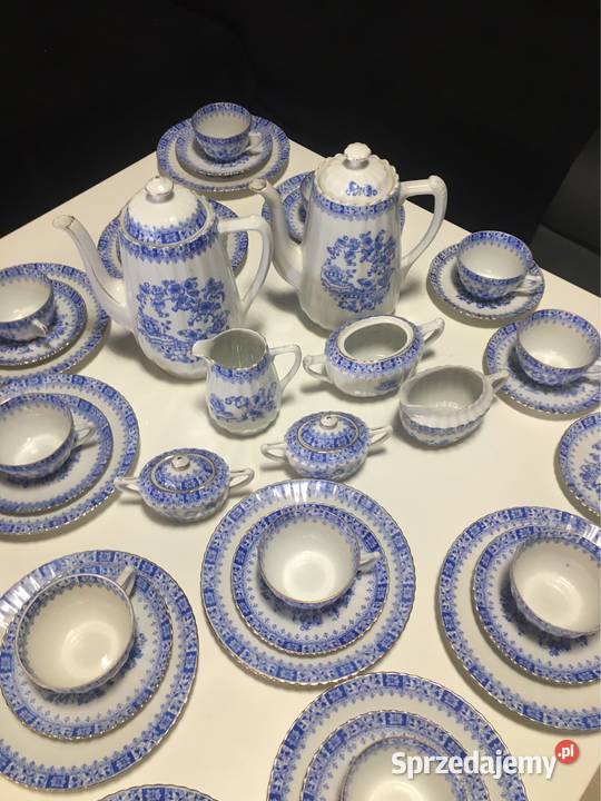 Serwis kawowy Bavaria China Blau
