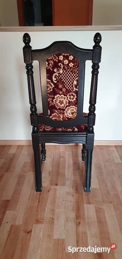 Komplet krzesła stylowe 6 vintage retro PRL 1984 Rybnik